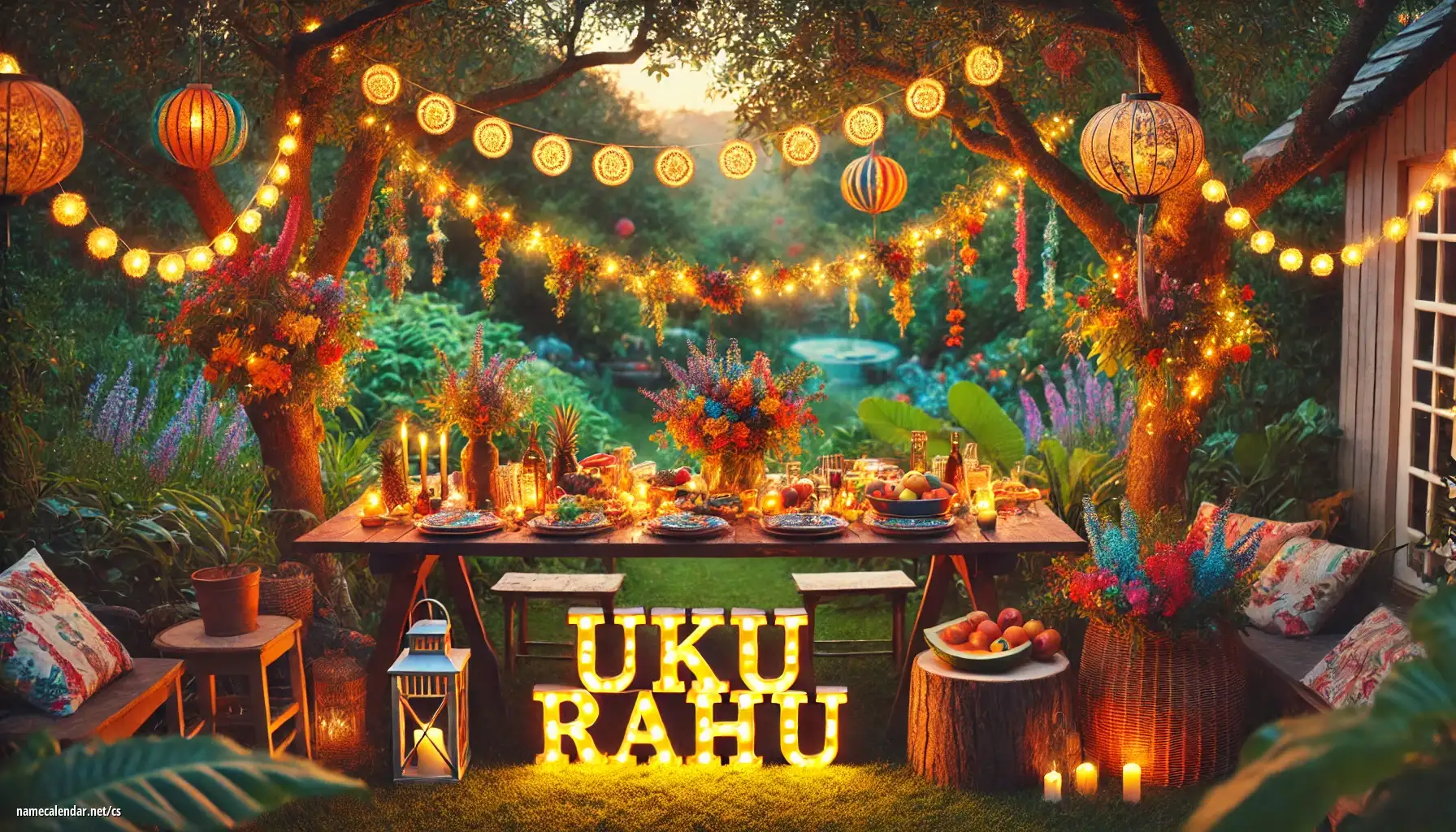 Oslava jmenin a jmenin - Uku Rahu