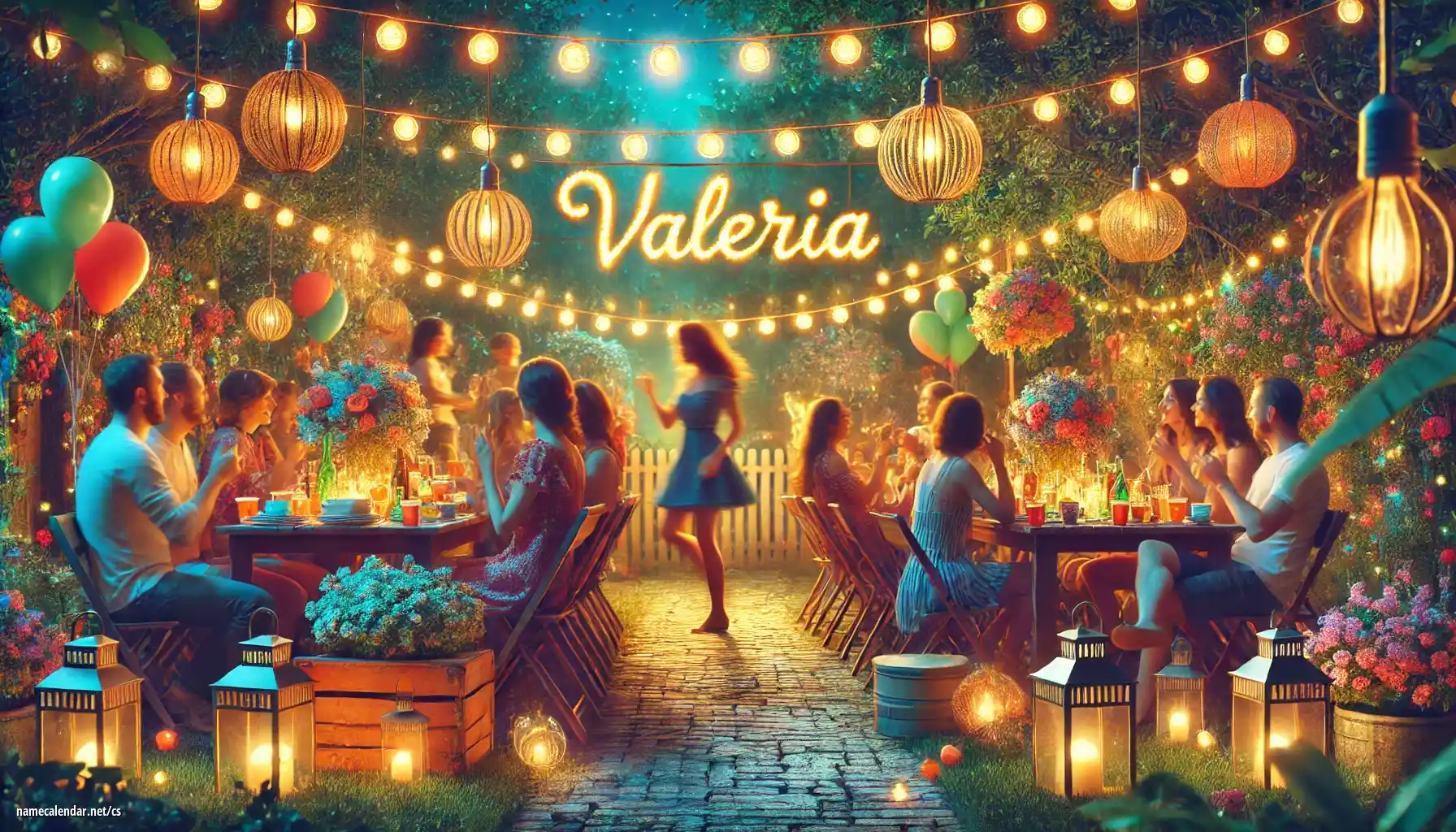 Oslava jmenin a jmenin - Valéria