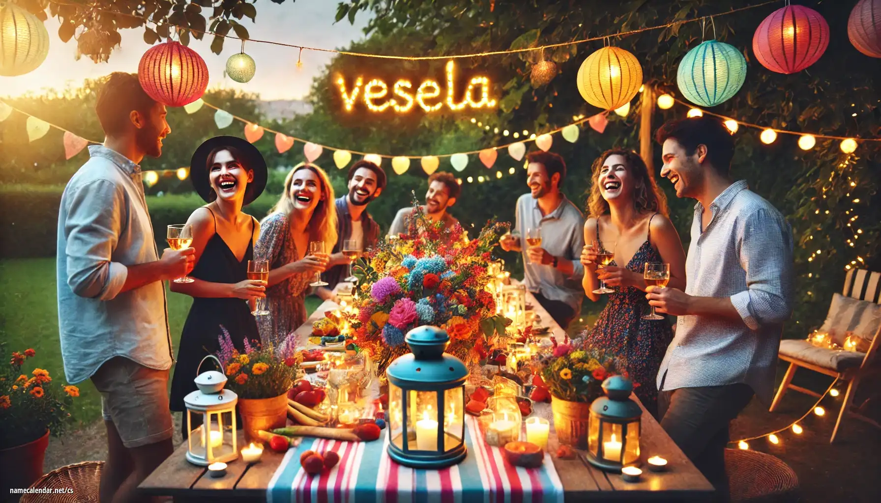 Oslava jmenin a jmenin - Vesela