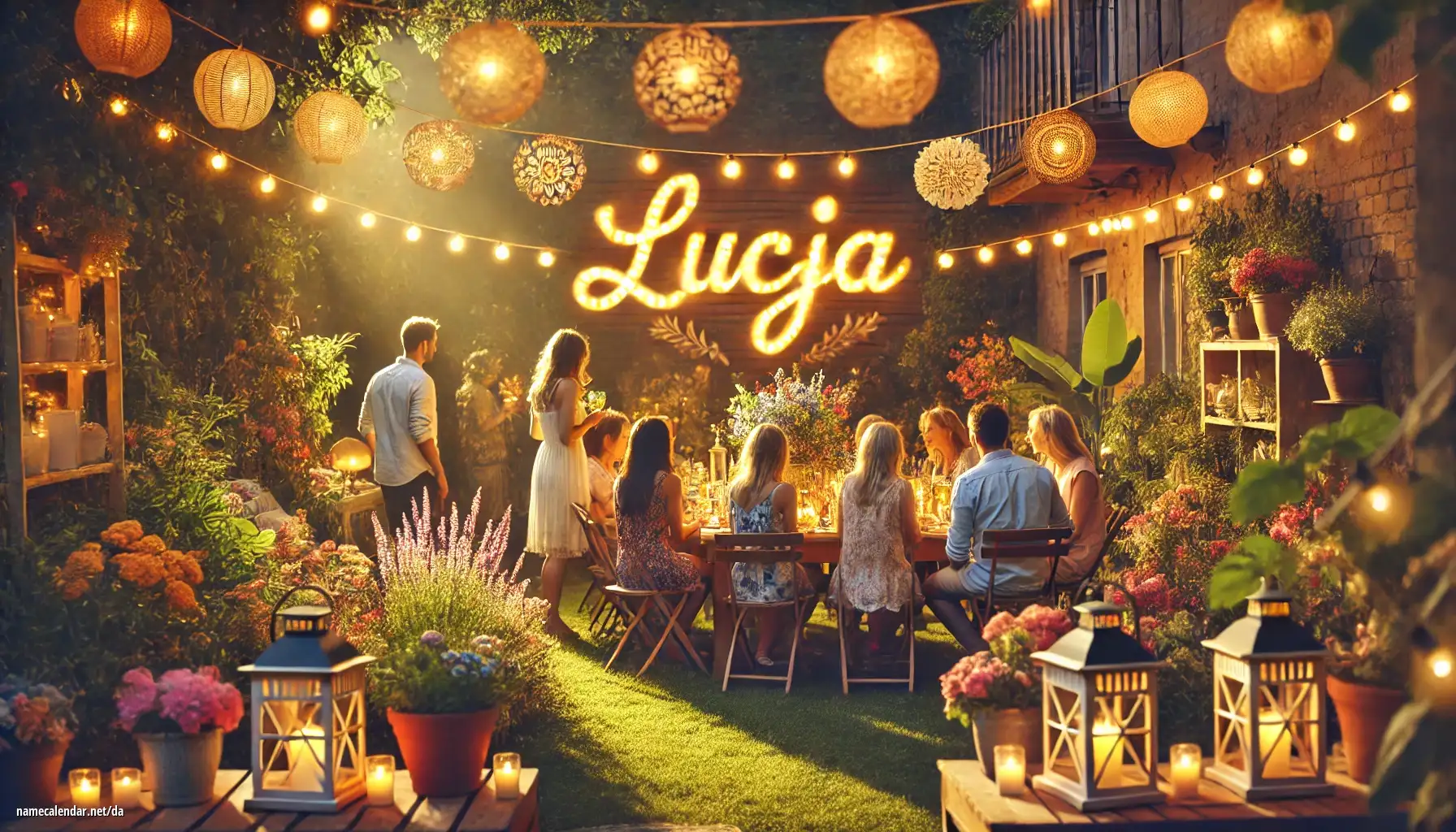 Fejring af navnedag og navn - Łucja