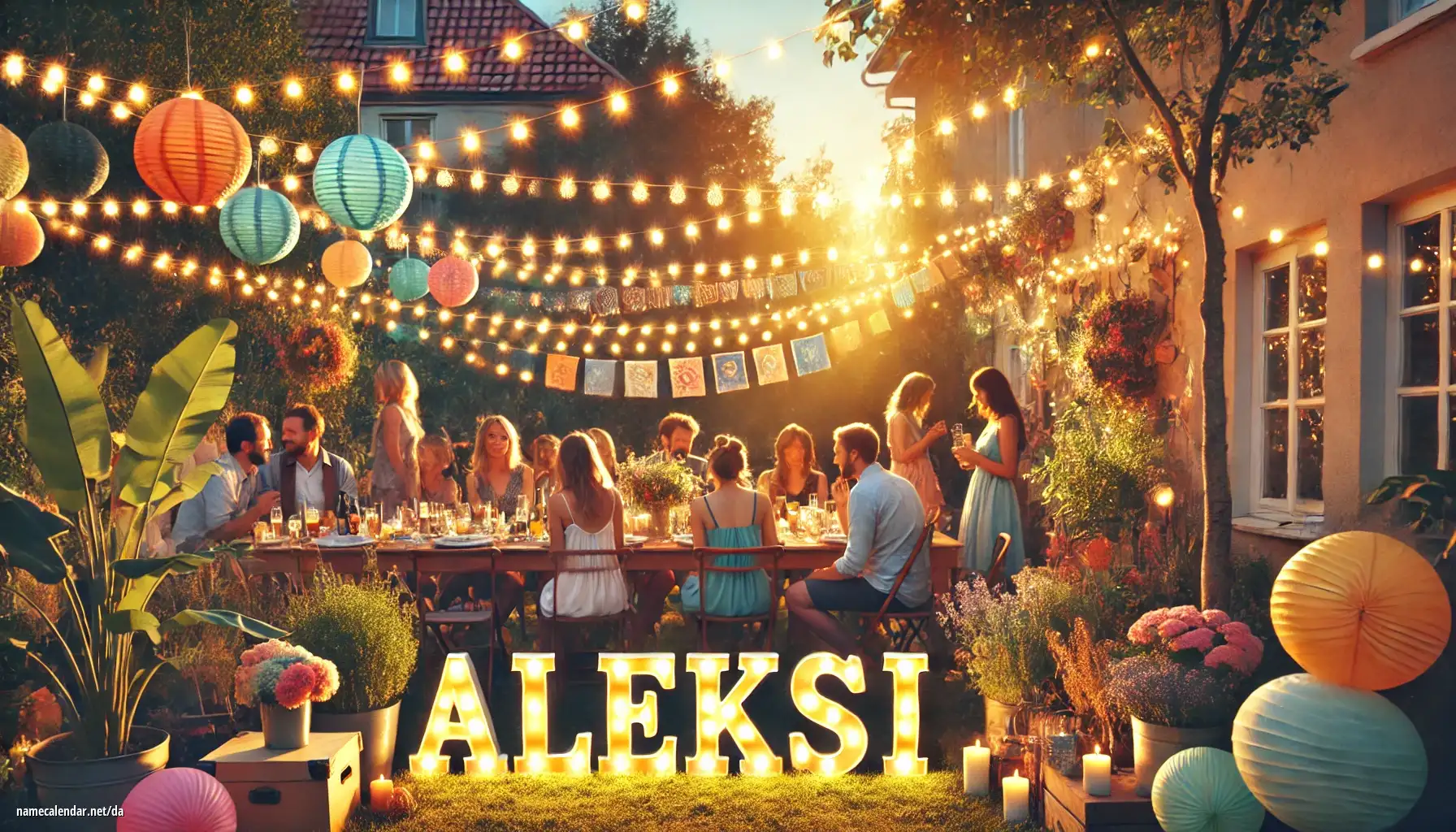 Fejring af navnedag og navn - Aleksi