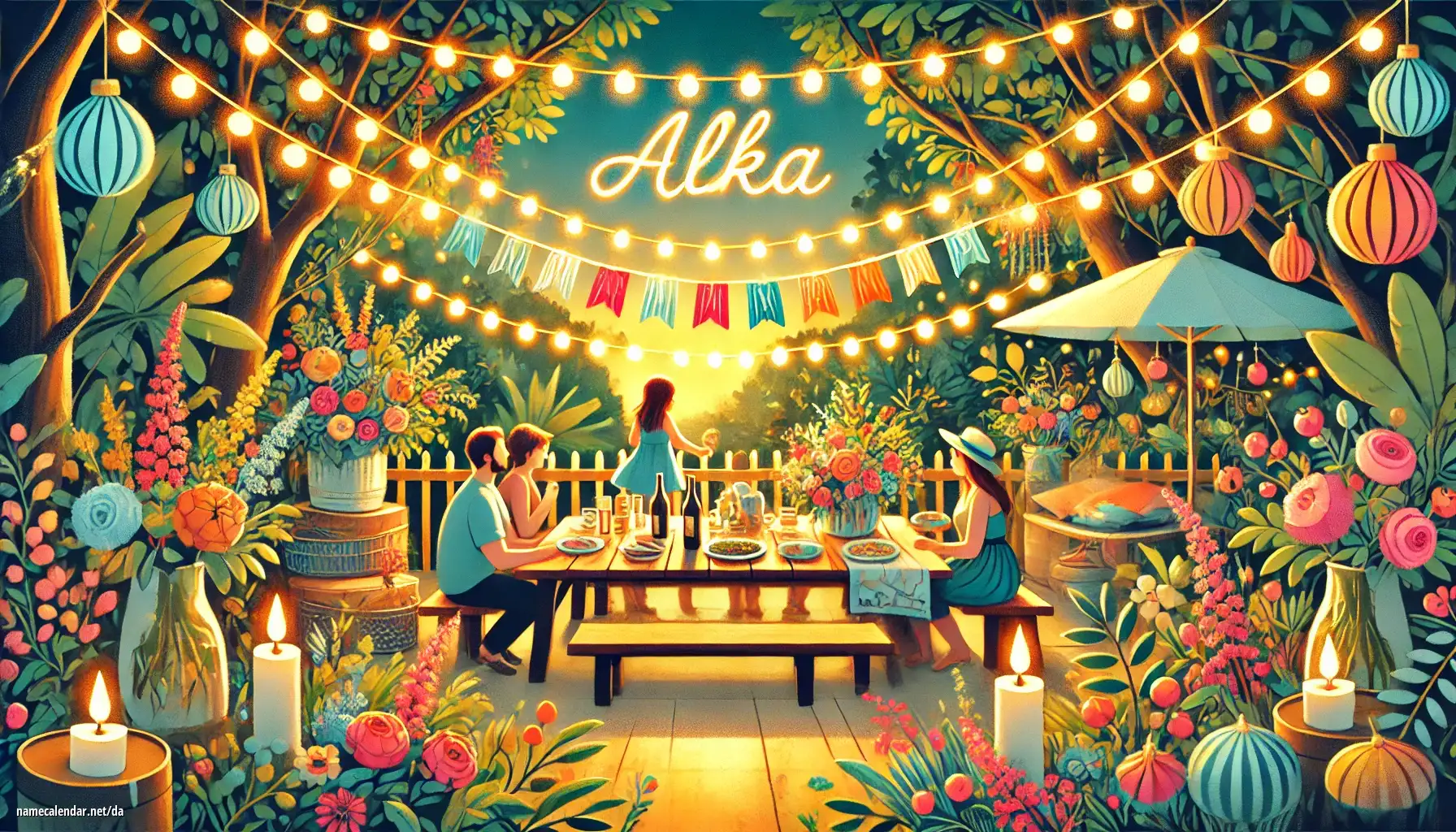 Fejring af navnedag og navn - Alka
