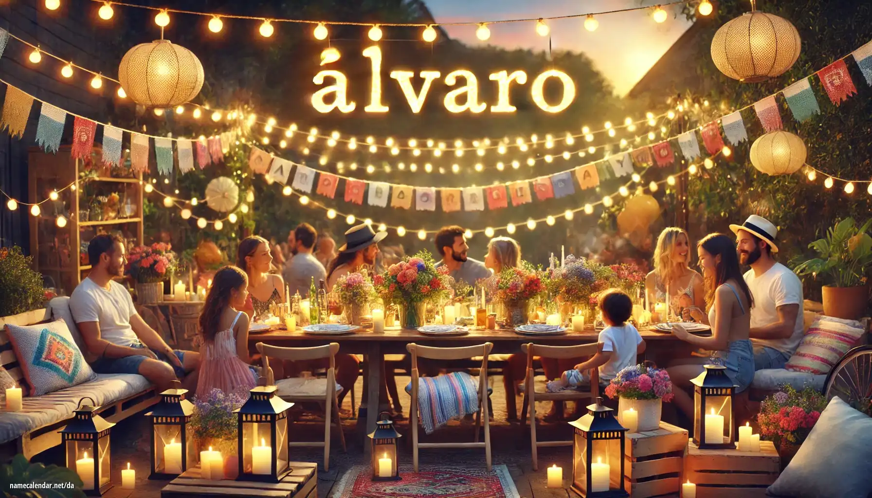 Fejring af navnedag og navn - Alvaro