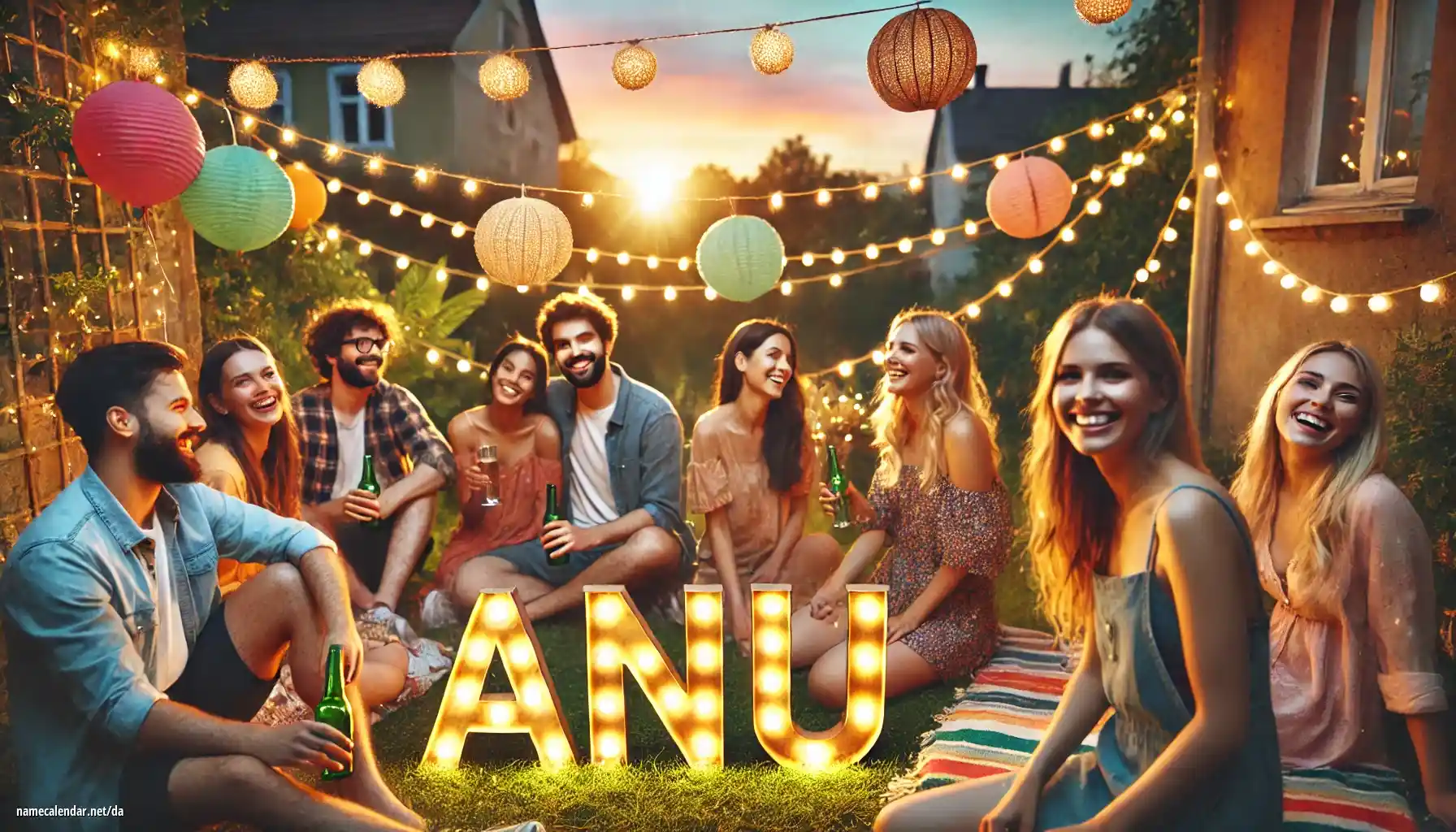 Fejring af navnedag og navn - Anu