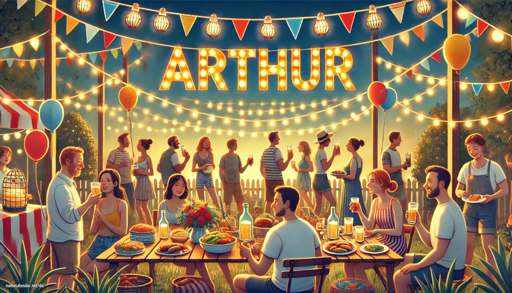 Fejring af navnedag og navn - Arthur