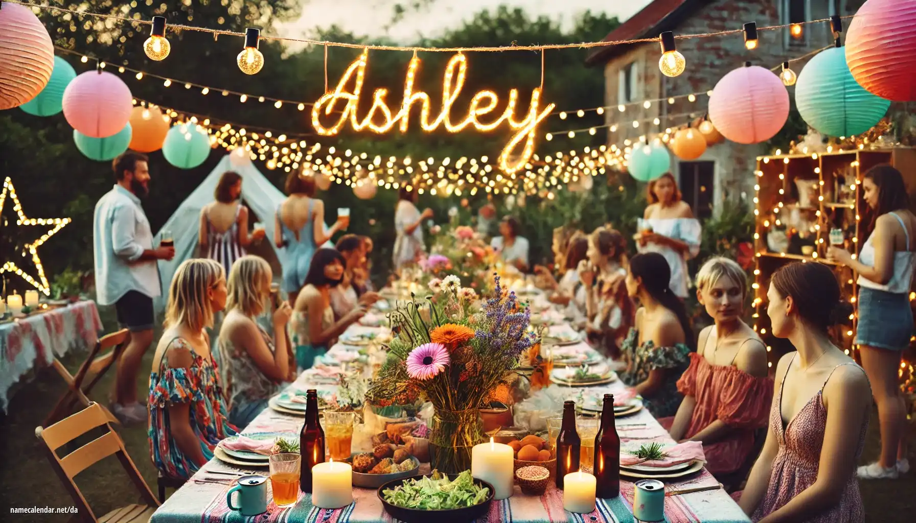 Fejring af navnedag og navn - Ashley