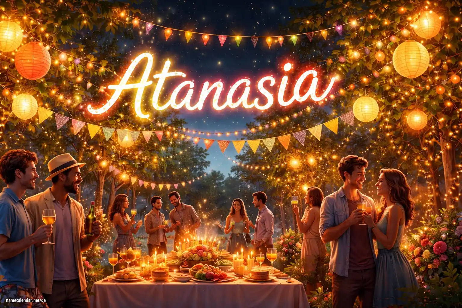 Fejring af navnedag og navn - Atanasia