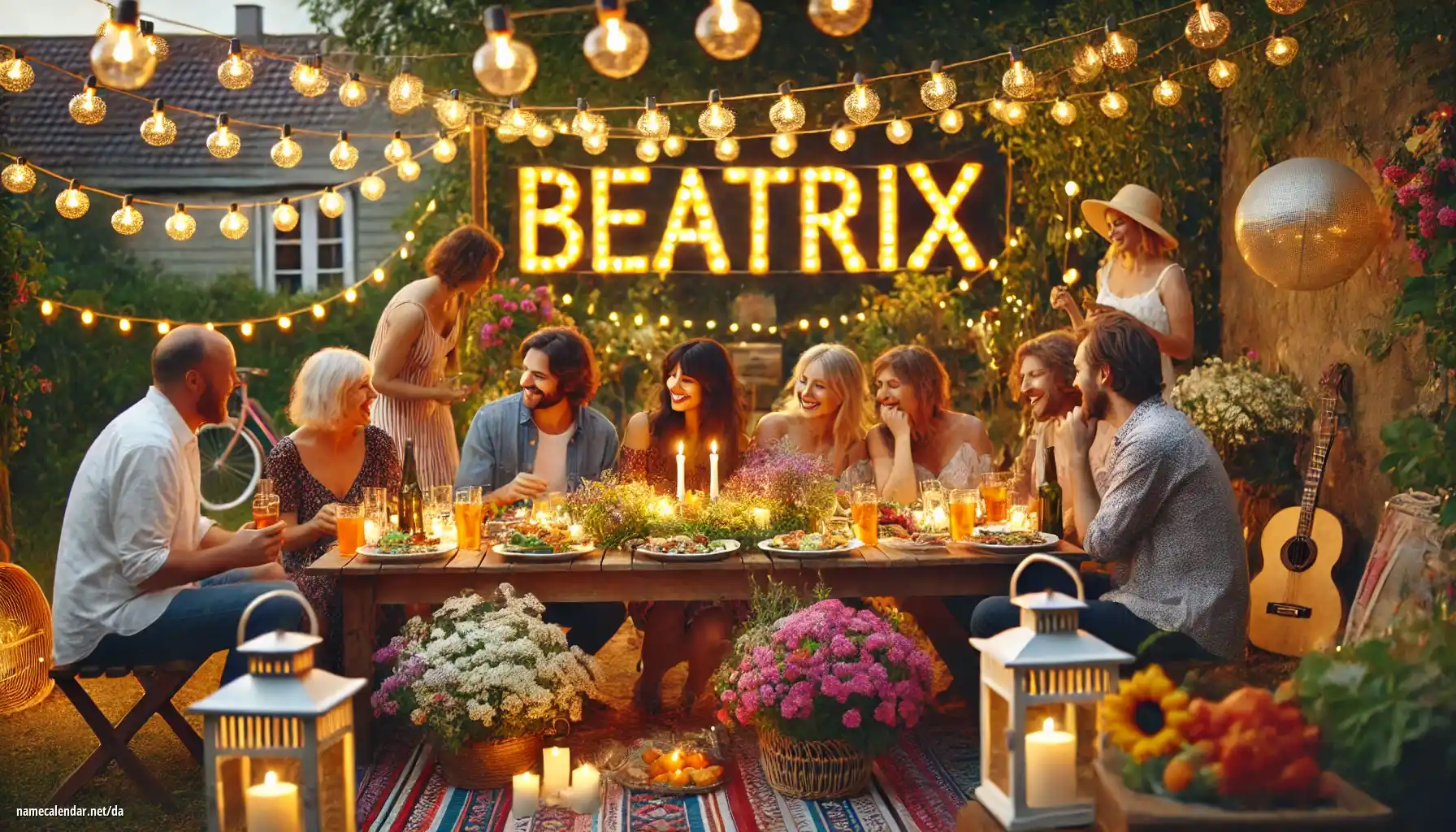 Fejring af navnedag og navn - Beatrix