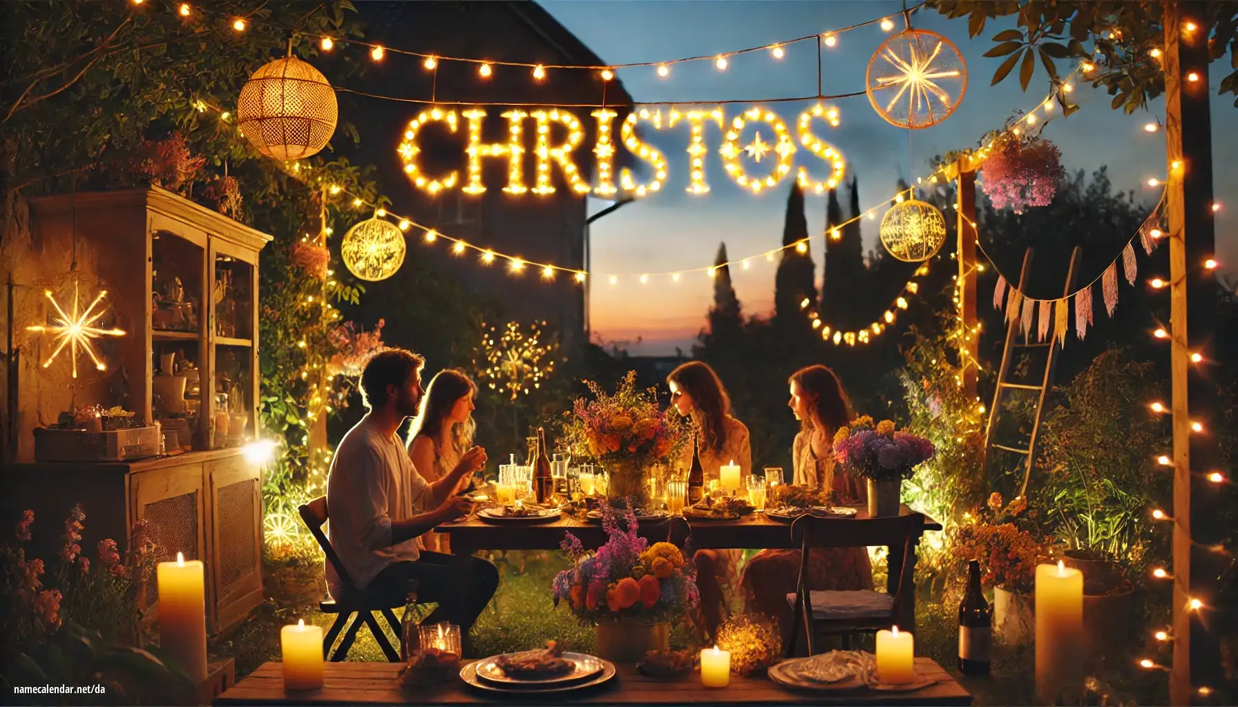 Fejring af navnedag og navn - Christos