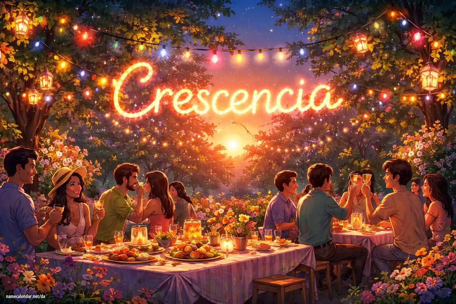 Fejring af navnedag og navn - Crescencia