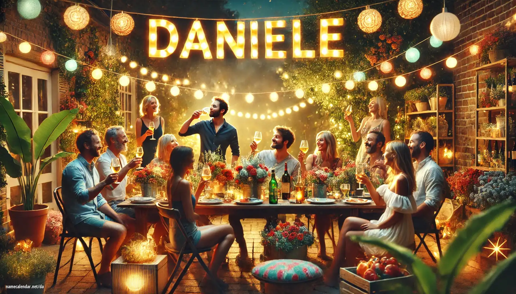 Fejring af navnedag og navn - Daniele