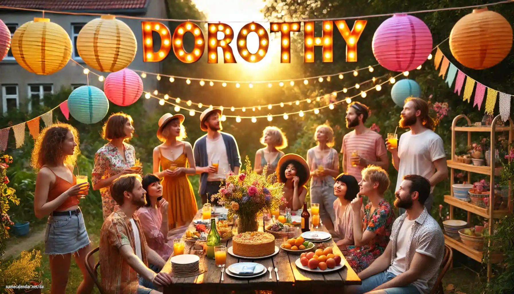 Fejring af navnedag og navn - Dorothy