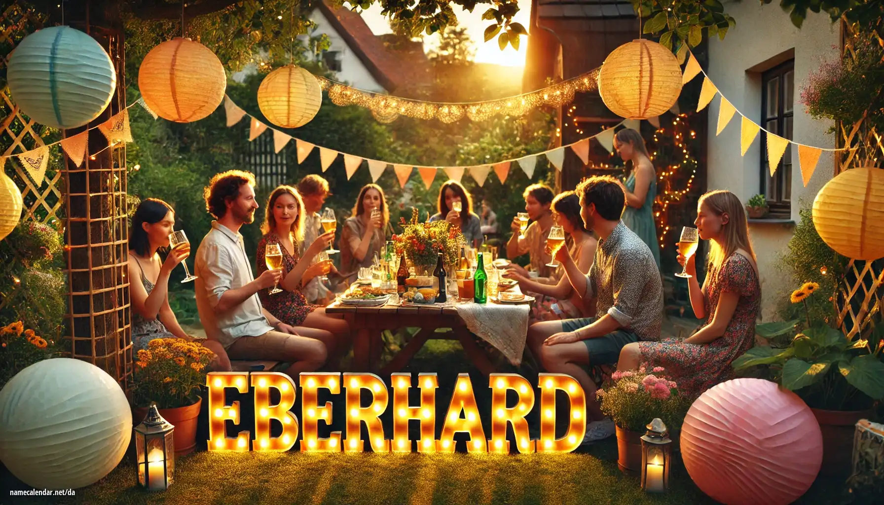 Fejring af navnedag og navn - Eberhard