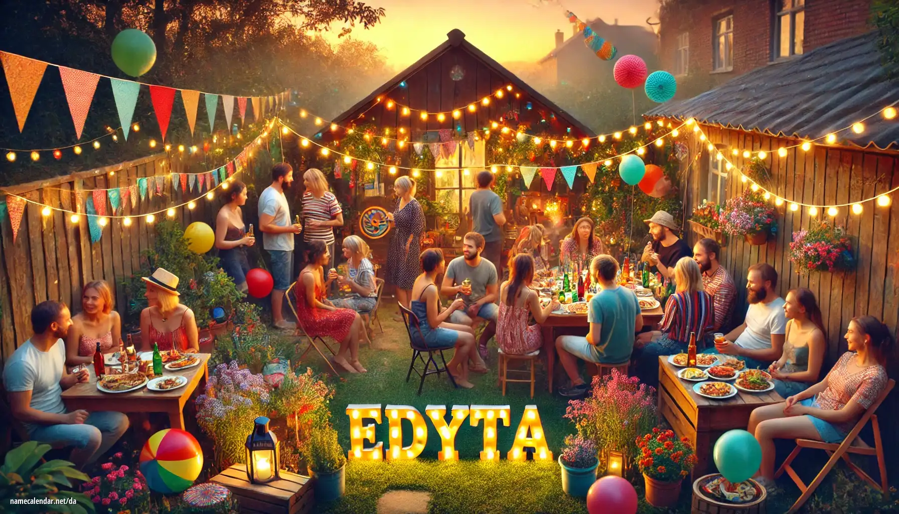 Fejring af navnedag og navn - Edyta