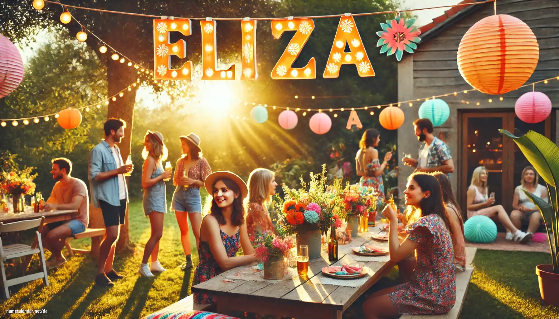 Fejring af navnedag og navn - Eliza