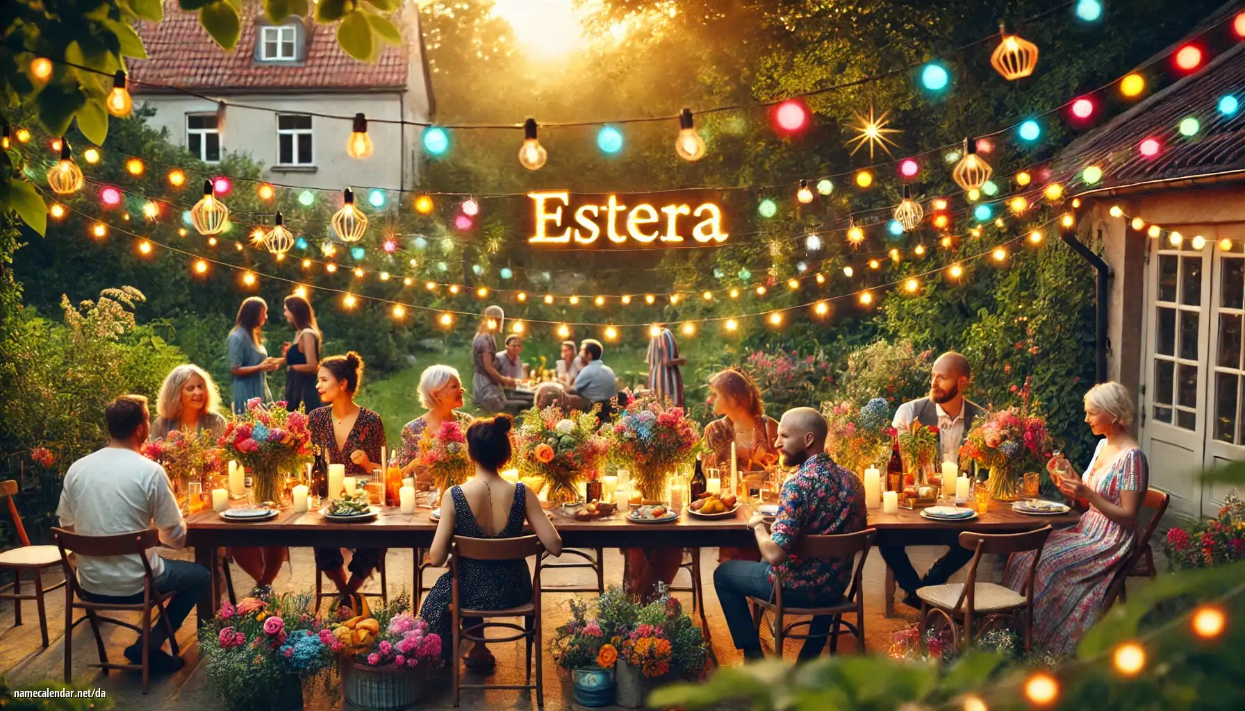 Fejring af navnedag og navn - Estera