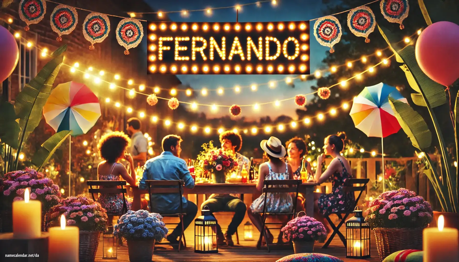 Fejring af navnedag og navn - Fernando