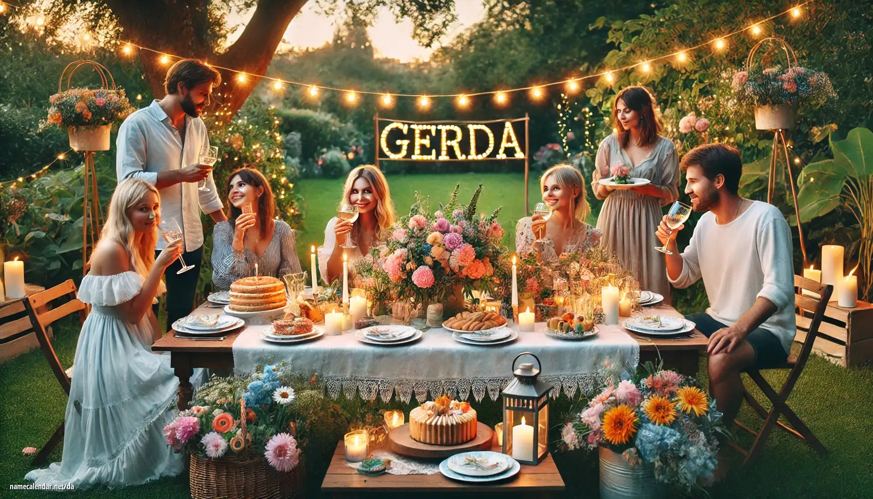 Fejring af navnedag og navn - Gerda