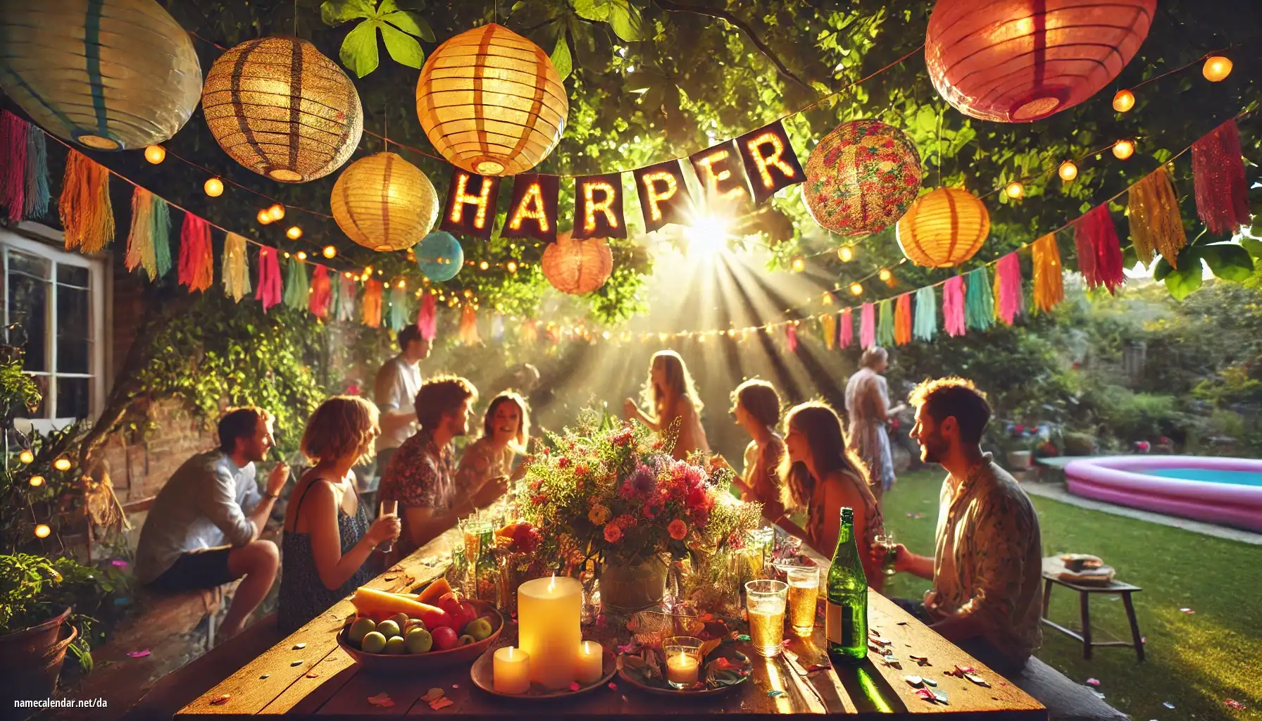 Fejring af navnedag og navn - Harper