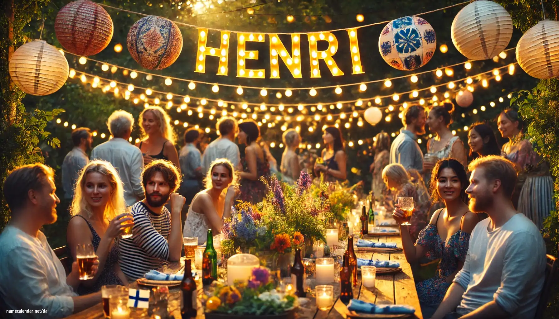 Fejring af navnedag og navn - Henri