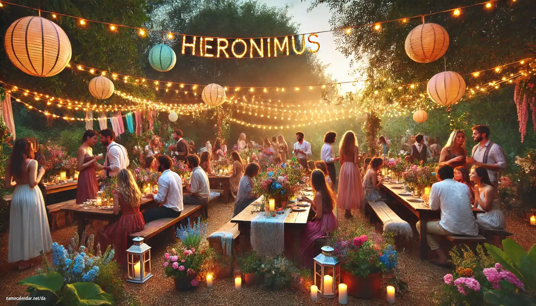 Fejring af navnedag og navn - Hieronimus