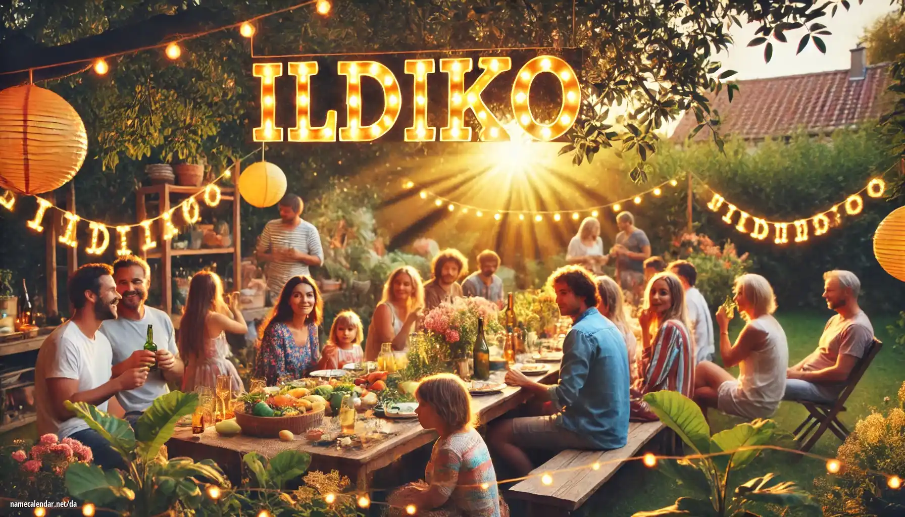 Fejring af navnedag og navn - Ildikó