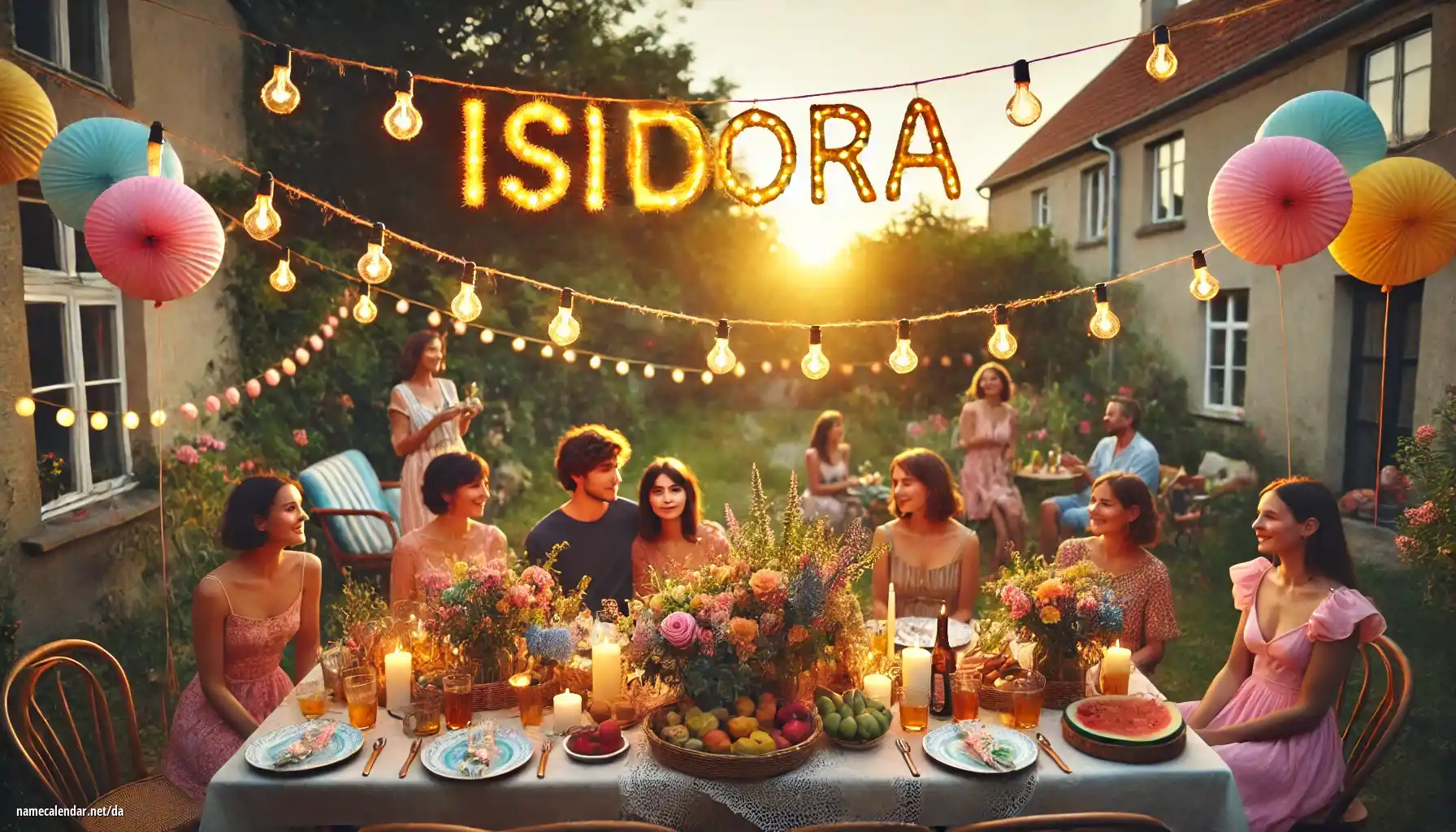 Fejring af navnedag og navn - Isidora