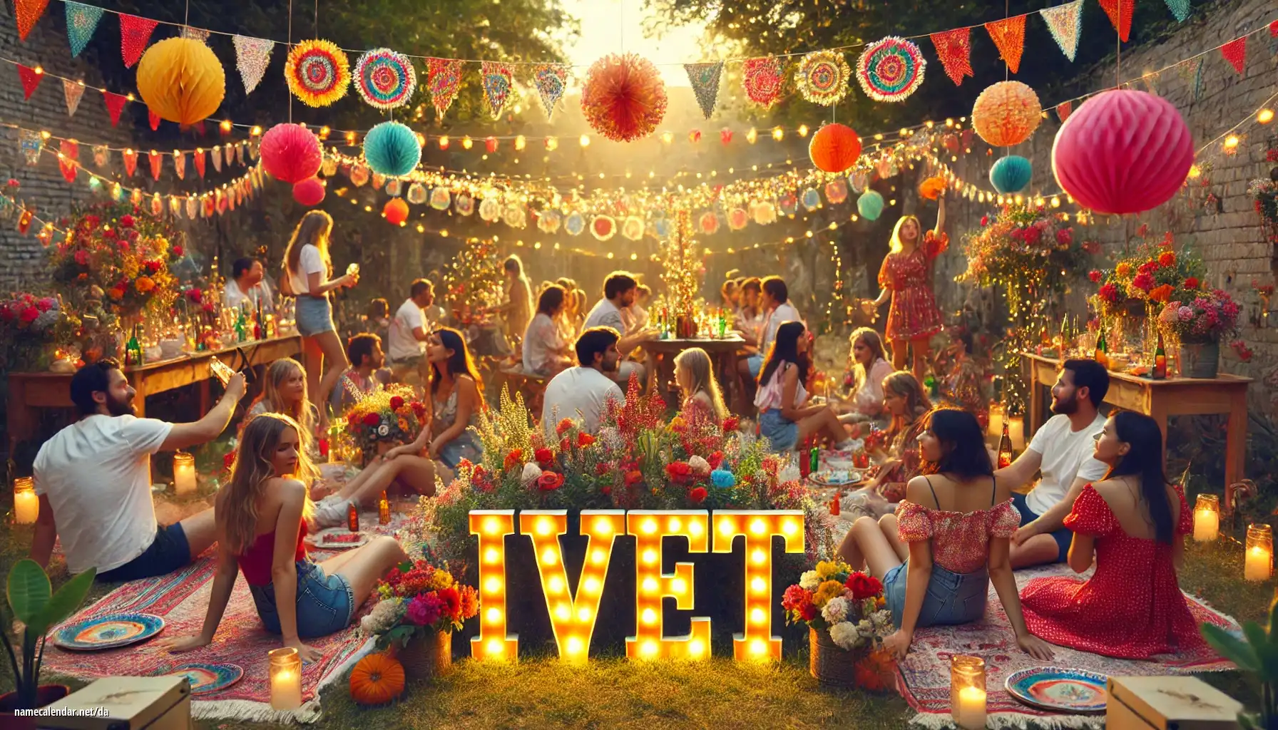 Fejring af navnedag og navn - Ivet