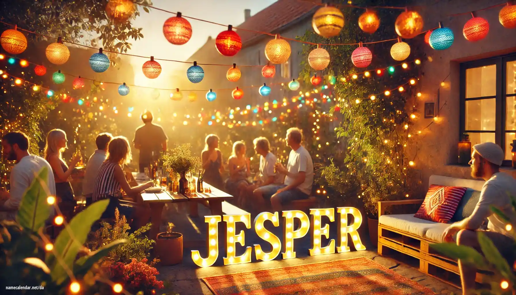 Fejring af navnedag og navn - Jesper