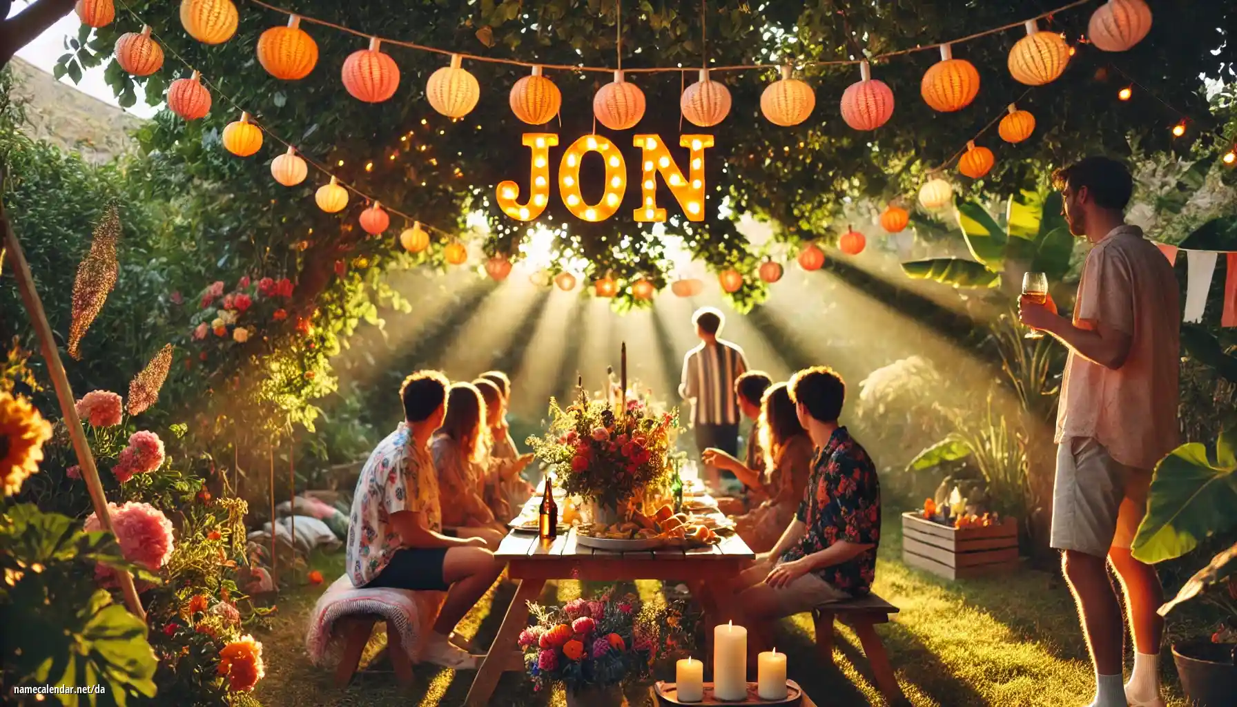 Fejring af navnedag og navn - Jon