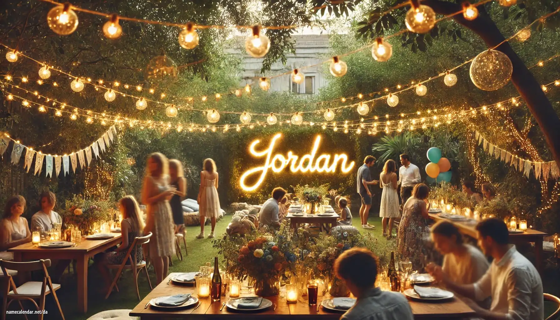 Fejring af navnedag og navn - Jordan