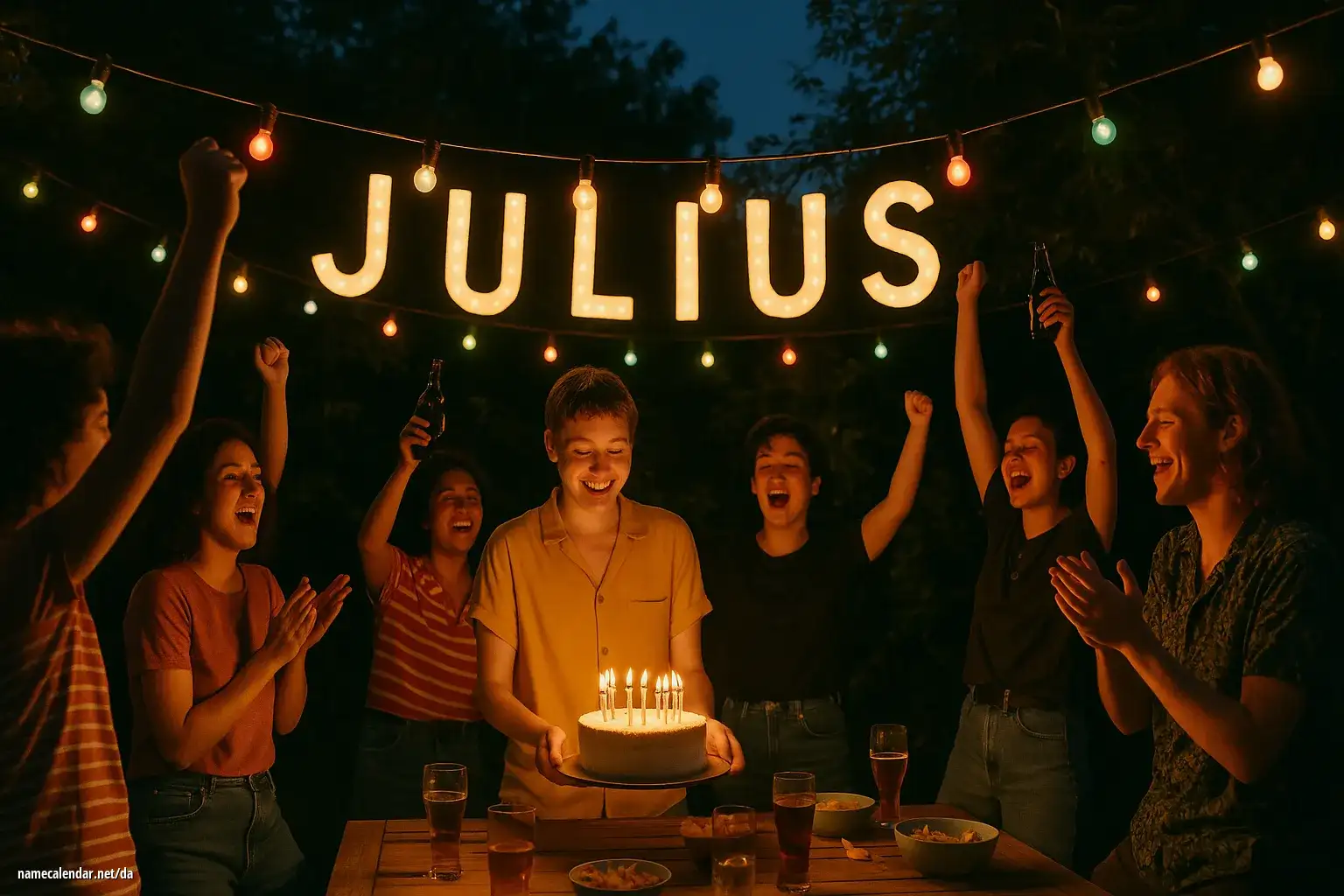 Fejring af navnedag og navn - Julius
