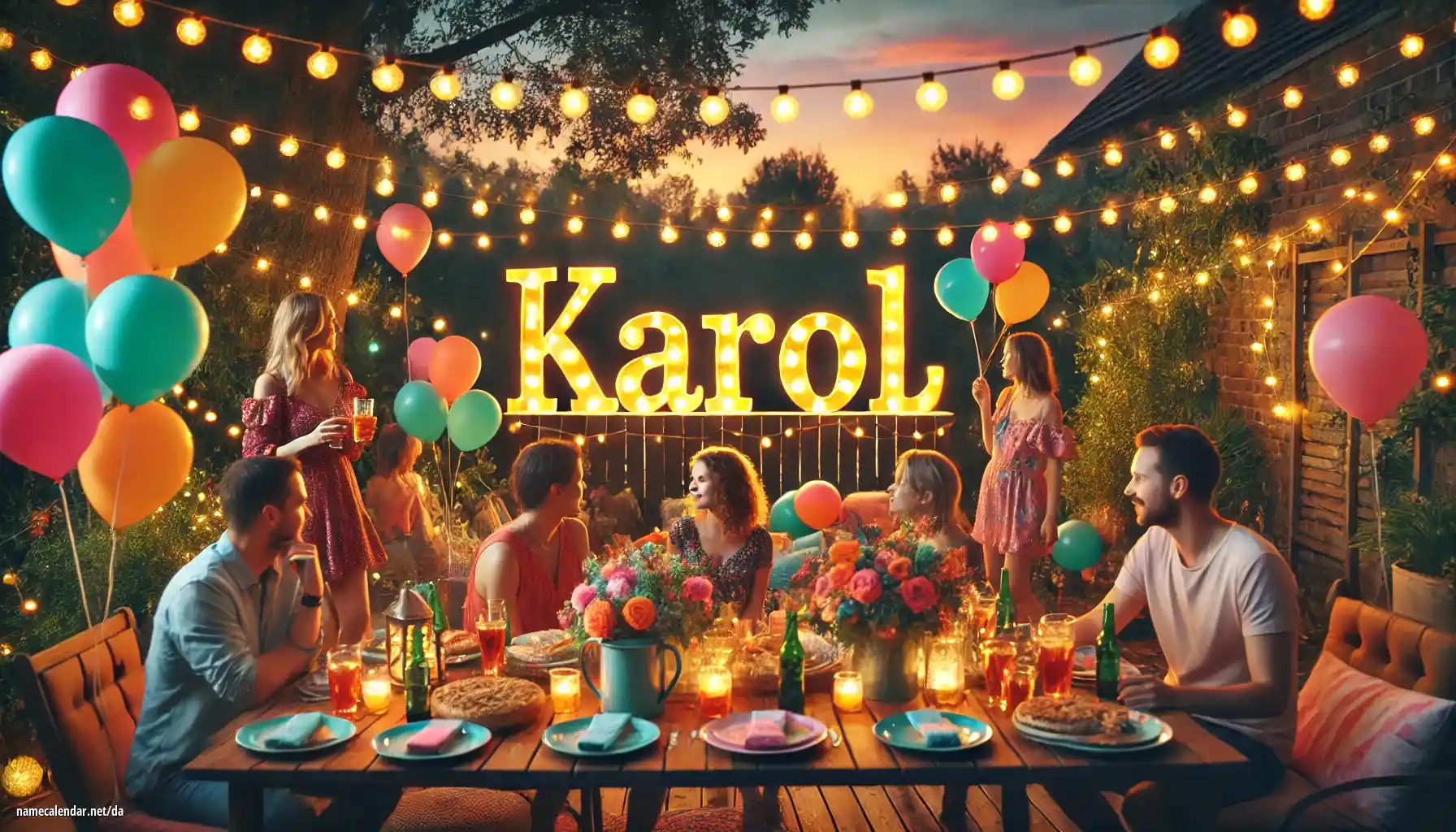 Fejring af navnedag og navn - Karol