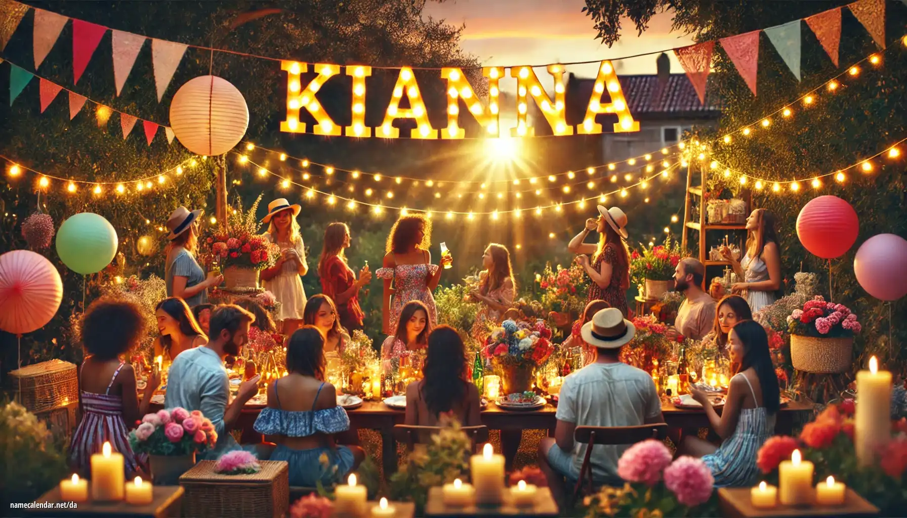 Fejring af navnedag og navn - Kianna