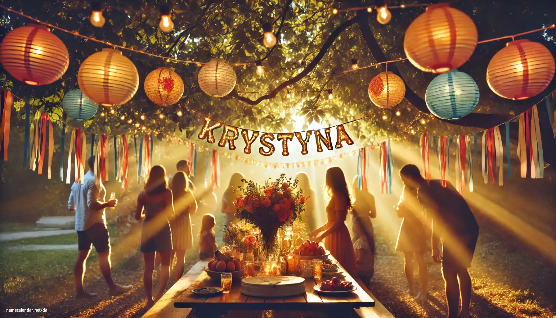 Fejring af navnedag og navn - Krystyna