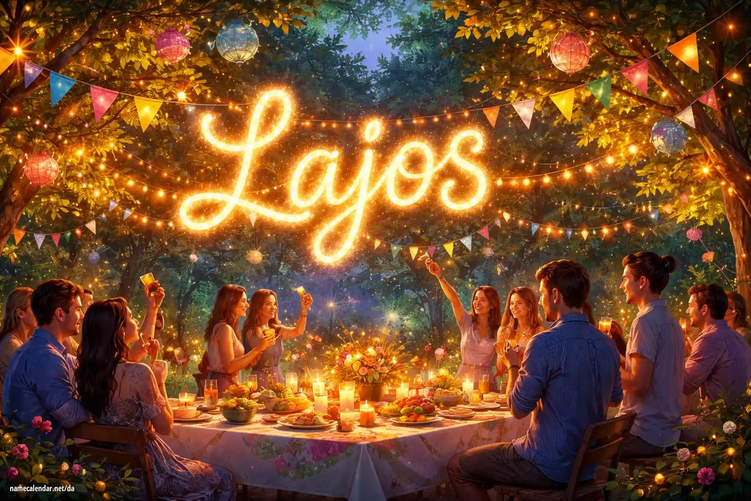 Fejring af navnedag og navn - Lajos