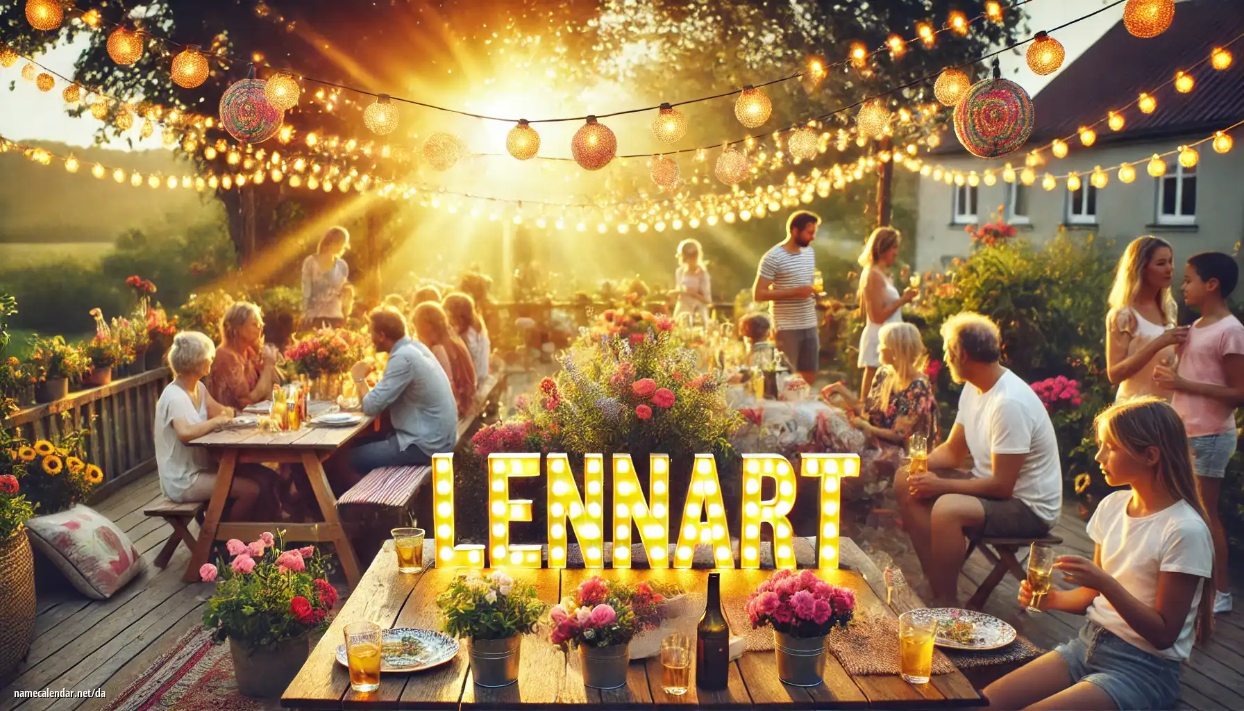 Fejring af navnedag og navn - Lennart