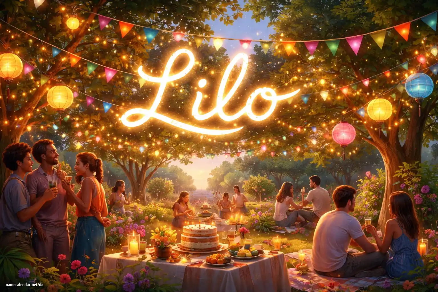 Fejring af navnedag og navn - Lilo