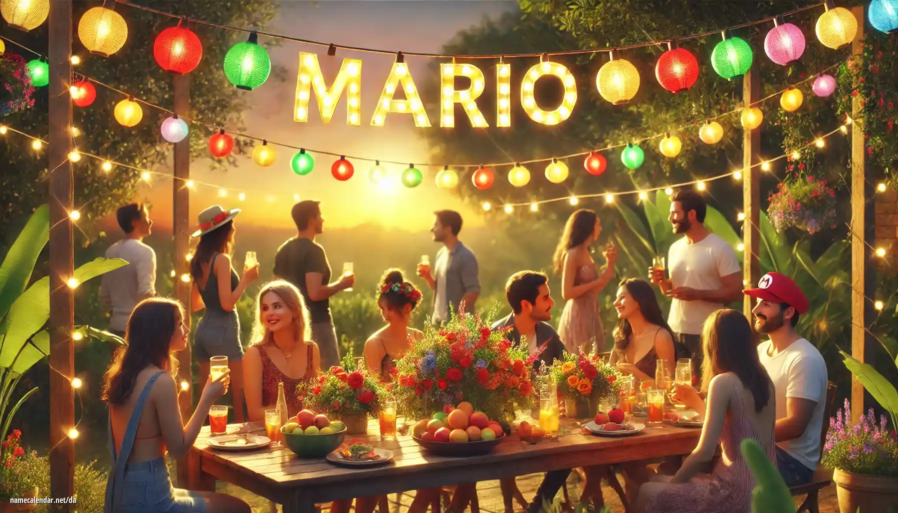 Fejring af navnedag og navn - Mário