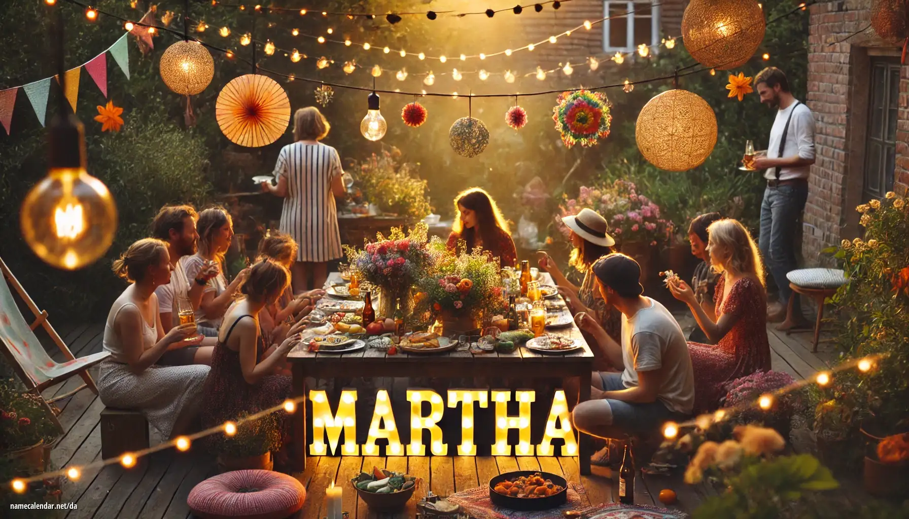 Fejring af navnedag og navn - Märtha
