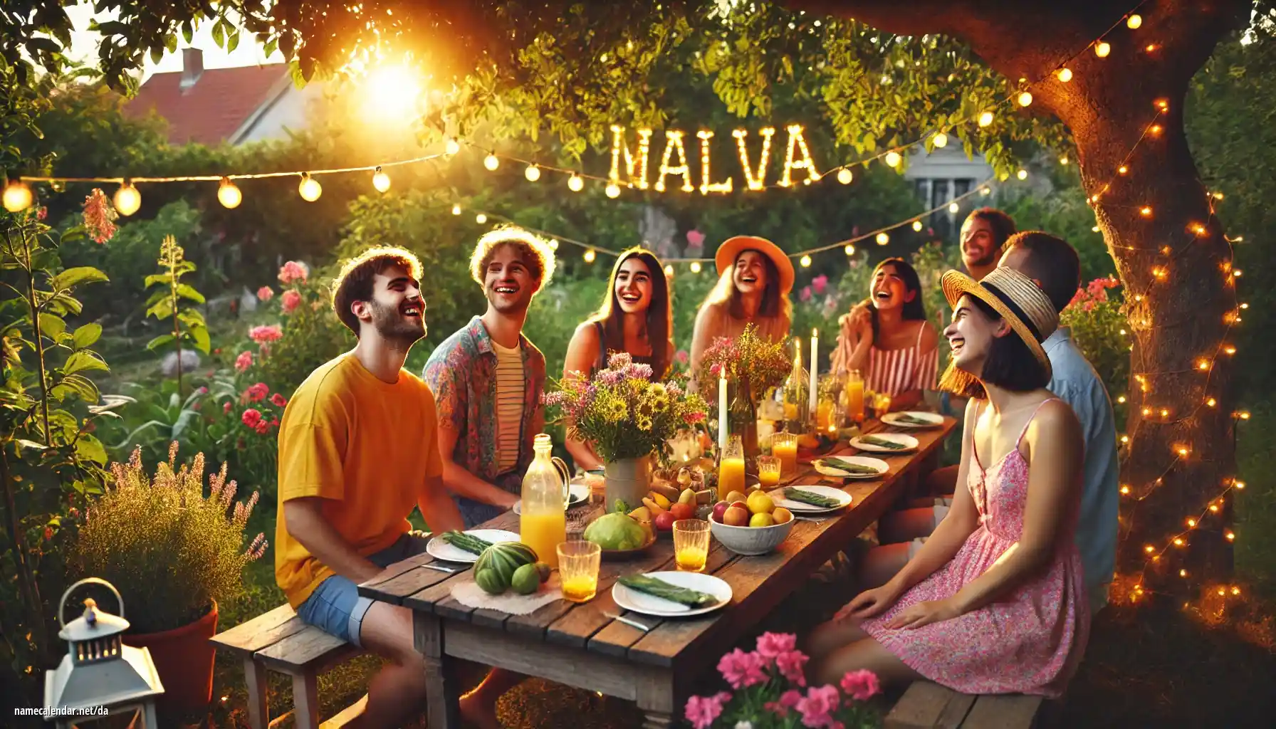 Fejring af navnedag og navn - Malva