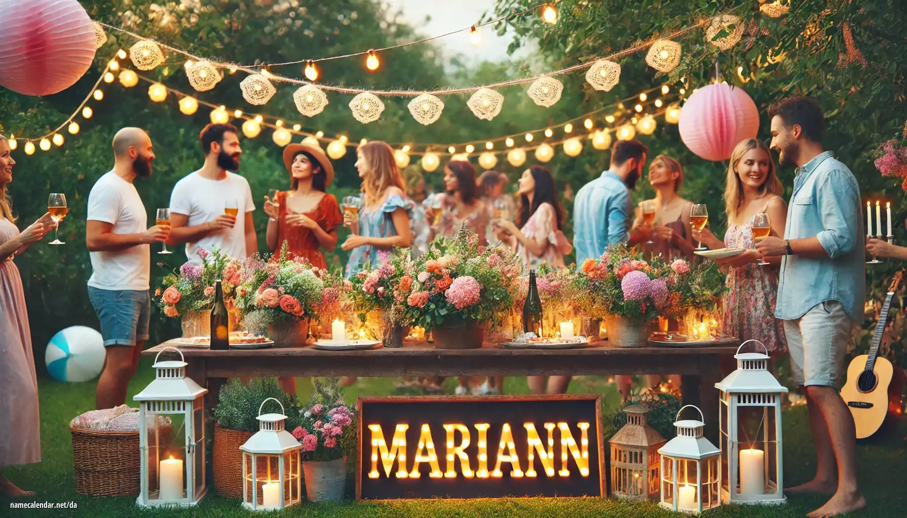 Fejring af navnedag og navn - Mariann