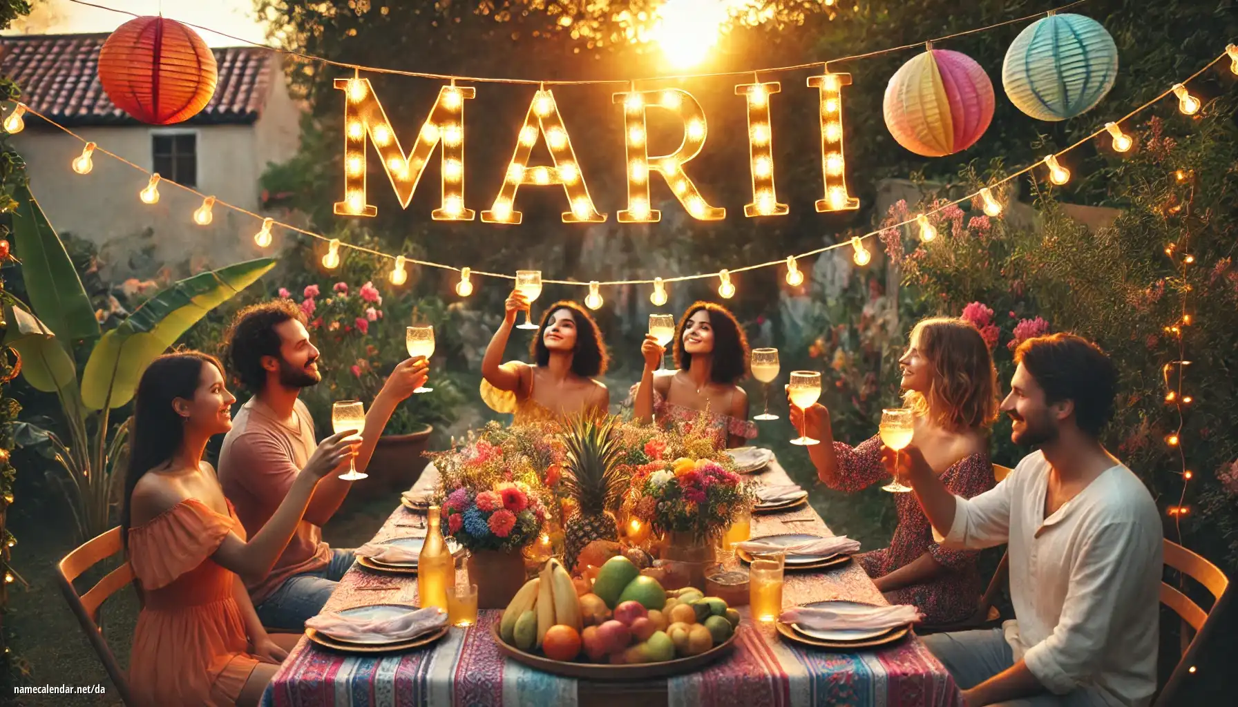 Fejring af navnedag og navn - Marii