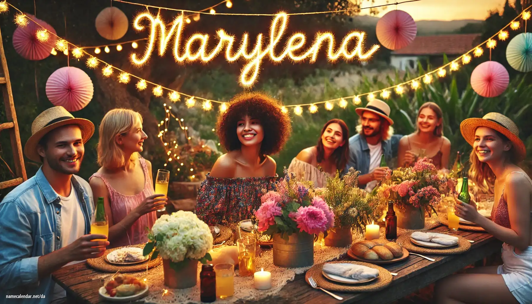 Fejring af navnedag og navn - Marylena