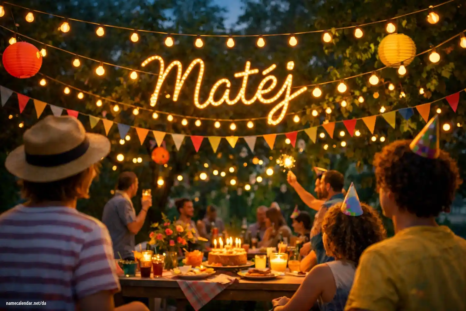 Fejring af navnedag og navn - Matěj