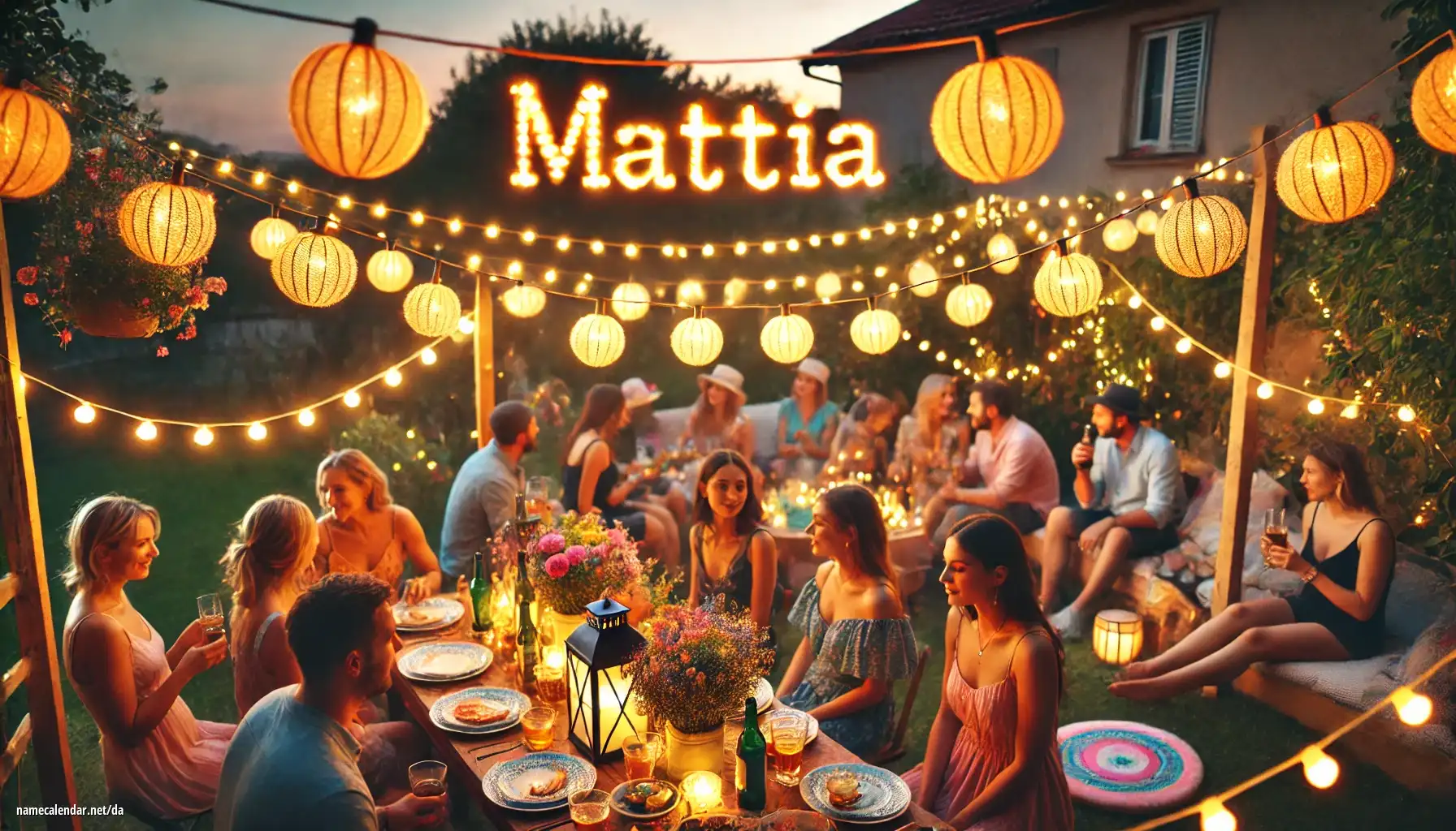 Fejring af navnedag og navn - Mattia