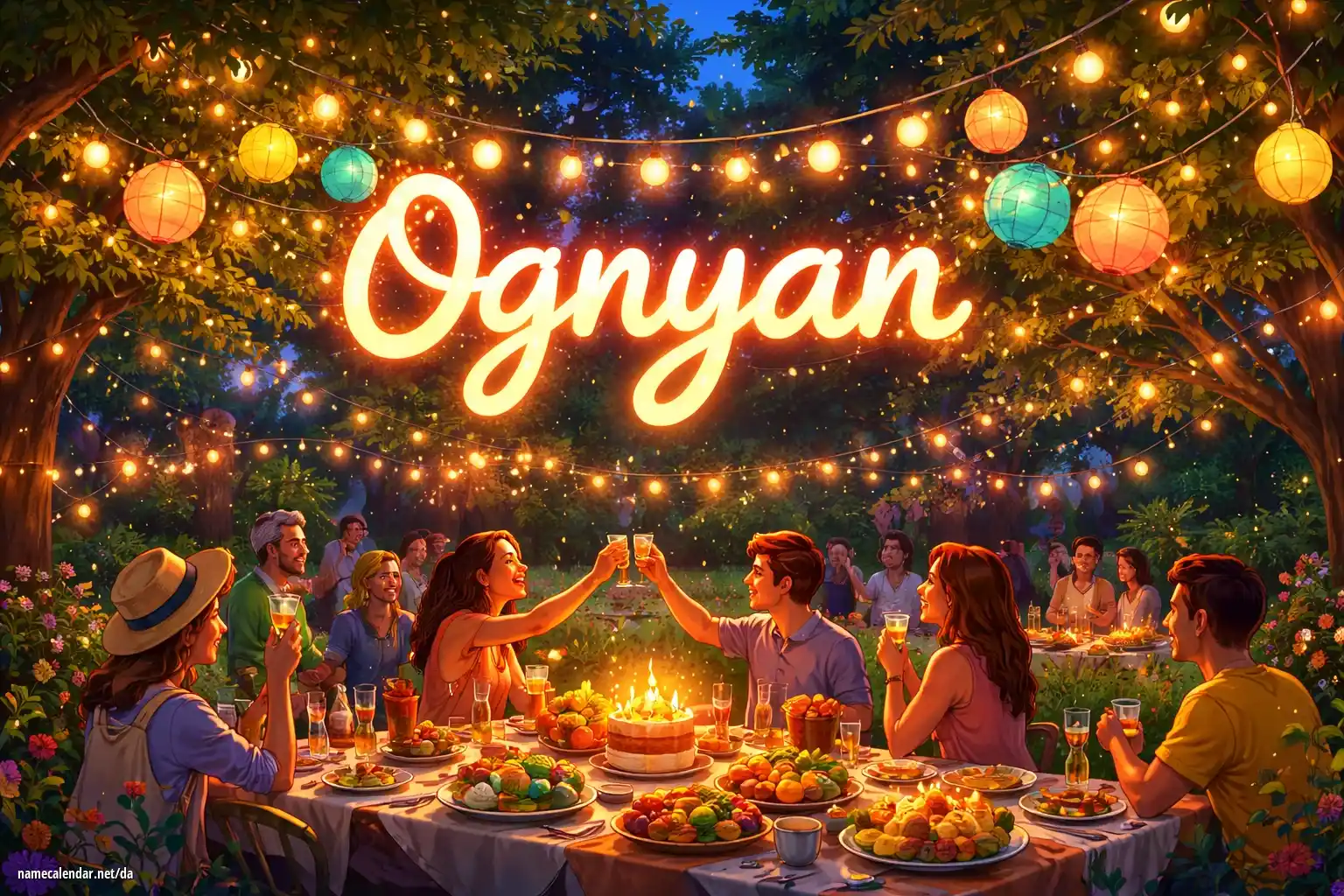 Fejring af navnedag og navn - Ognyan