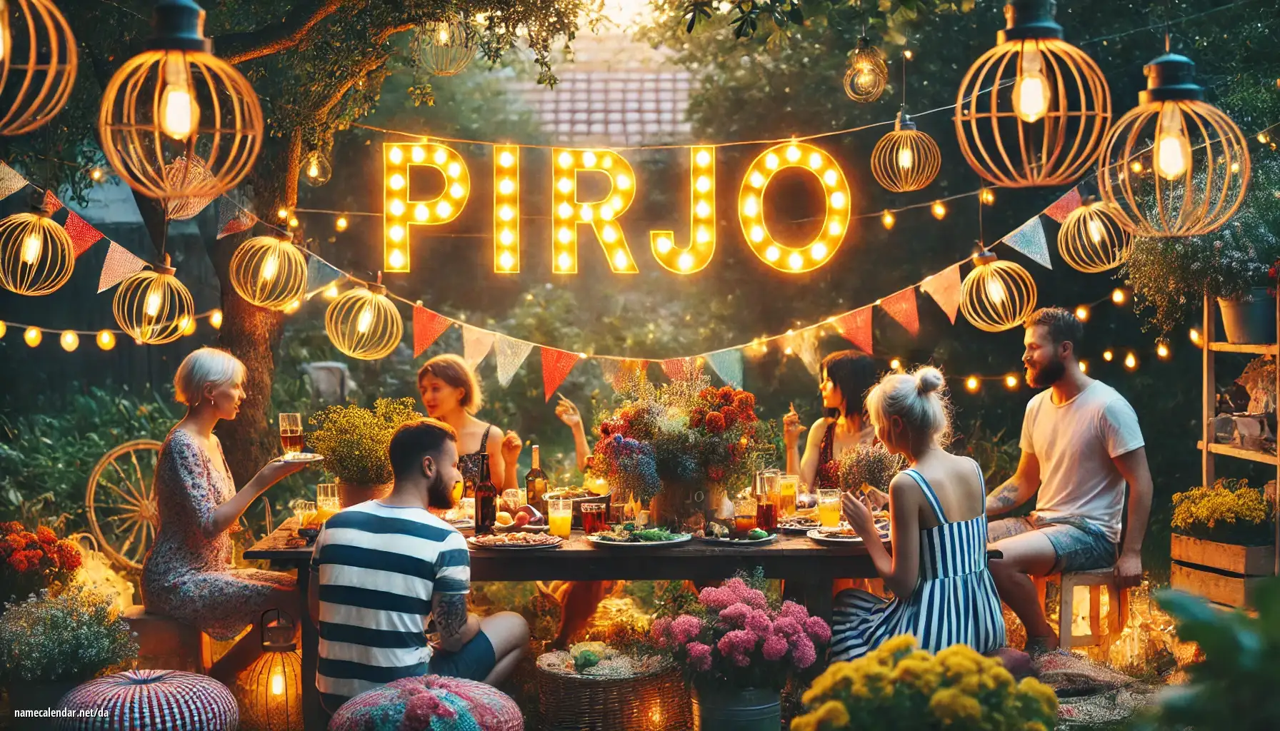 Fejring af navnedag og navn - Pirjo