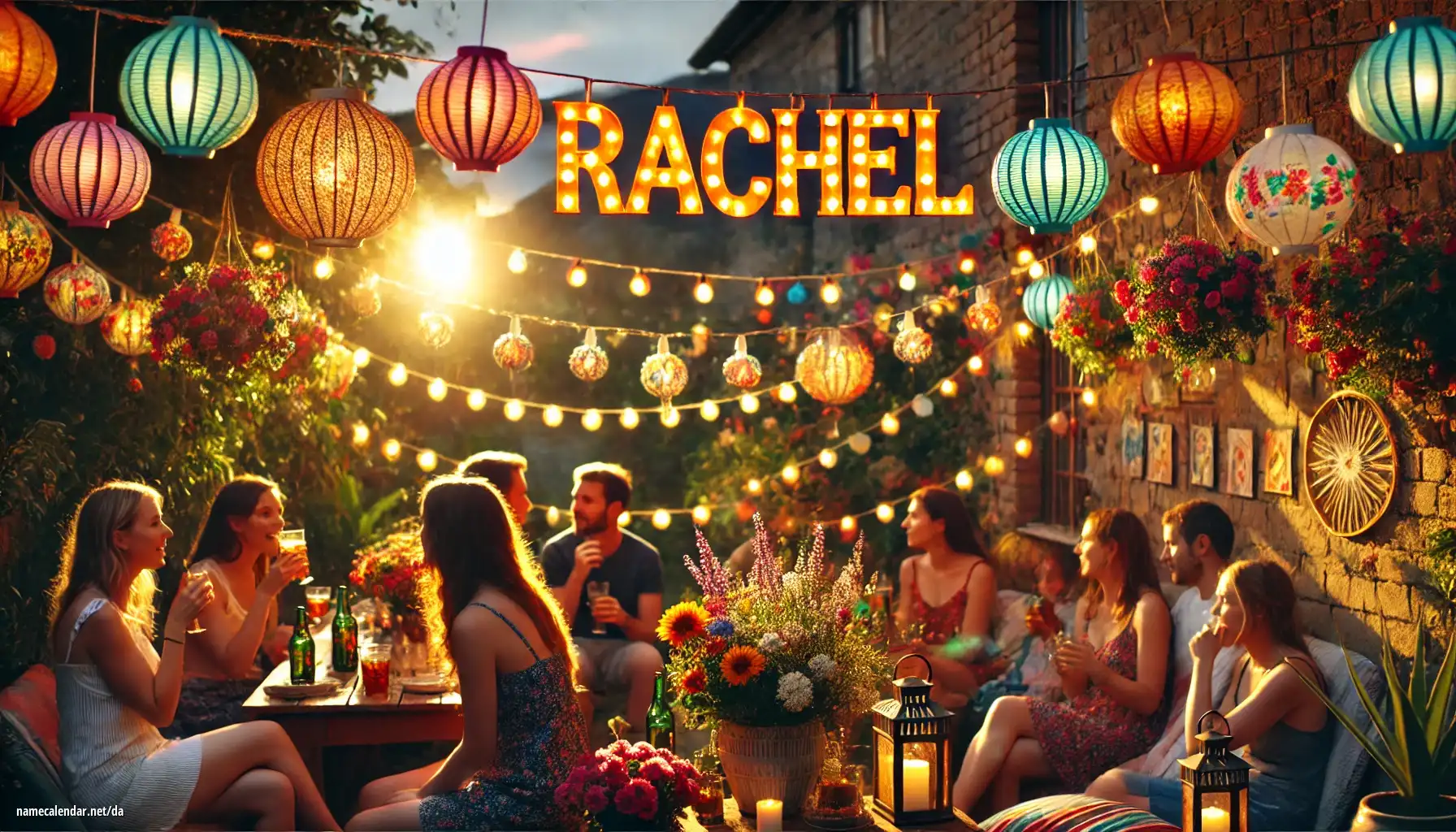 Fejring af navnedag og navn - Rachel