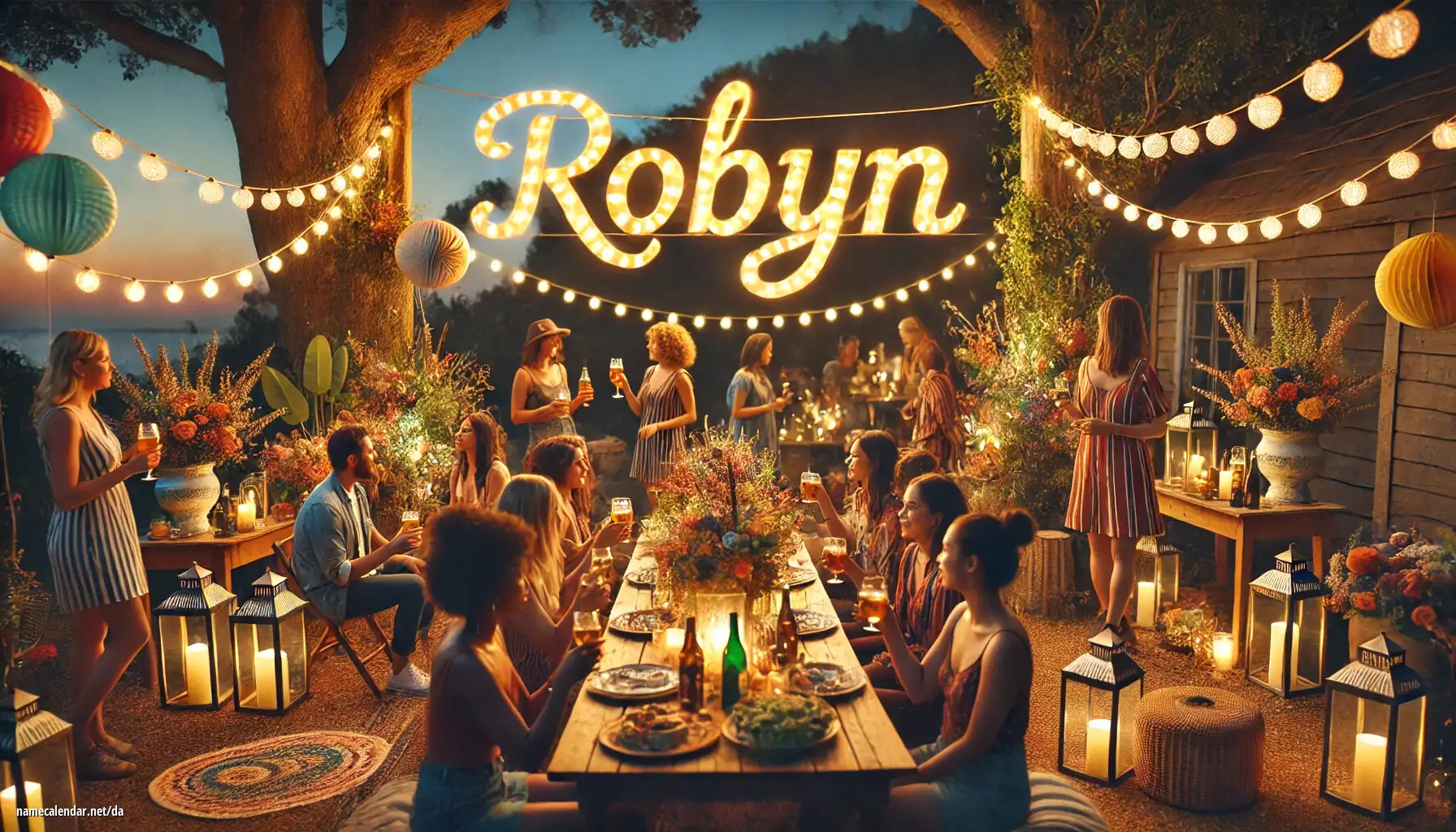 Fejring af navnedag og navn - Robyn